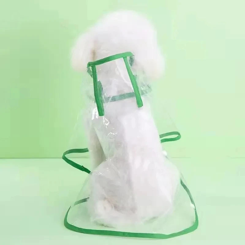 Dog Transparent Raincoat 