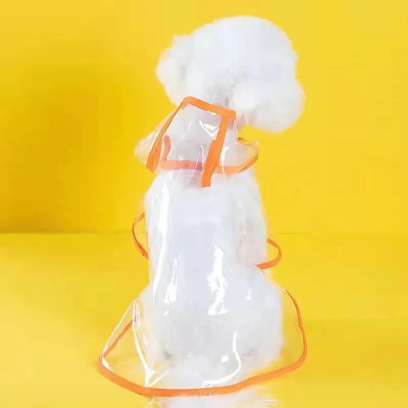 Dog Transparent Raincoat 