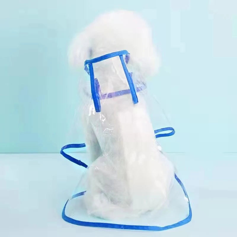 Dog Transparent Raincoat 